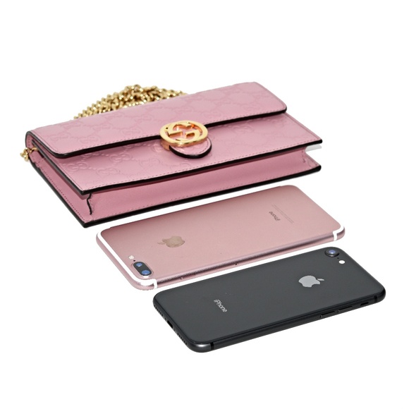 NEW GUCCI ICON GG SIGNATURE CHAIN WALLET - Picture 5 of 8